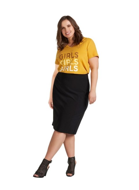 ZIZZI MODNY ŻÓŁTY T-SHIRT GIRLS 004G ZIZZI MODNY ŻÓŁTY T-SHIRT GIRLS 004G