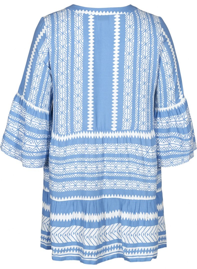 ZIZZI TRENDY BŁĘKITNA AZTECKA TUNIKA 681A ZIZZI TRENDY BŁĘKITNA AZTECKA TUNIKA 681A