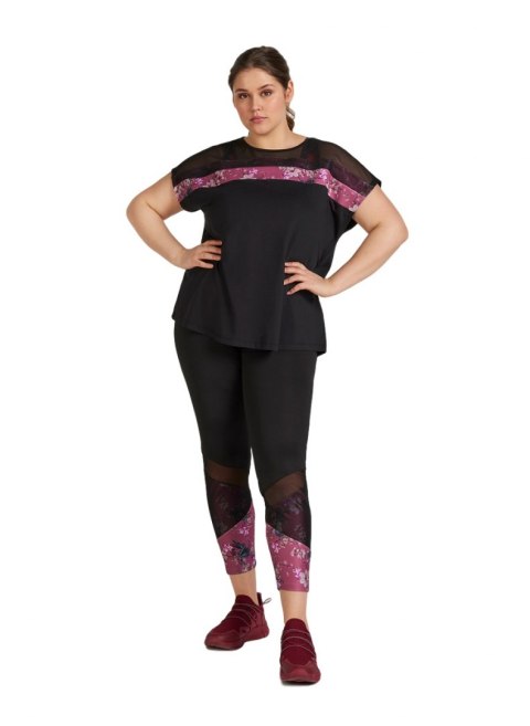 ZIZZI WYGODNE SPORTOWE LEGGINSY KWIATY 451B ZIZZI WYGODNE SPORTOWE LEGGINSY KWIATY 451B