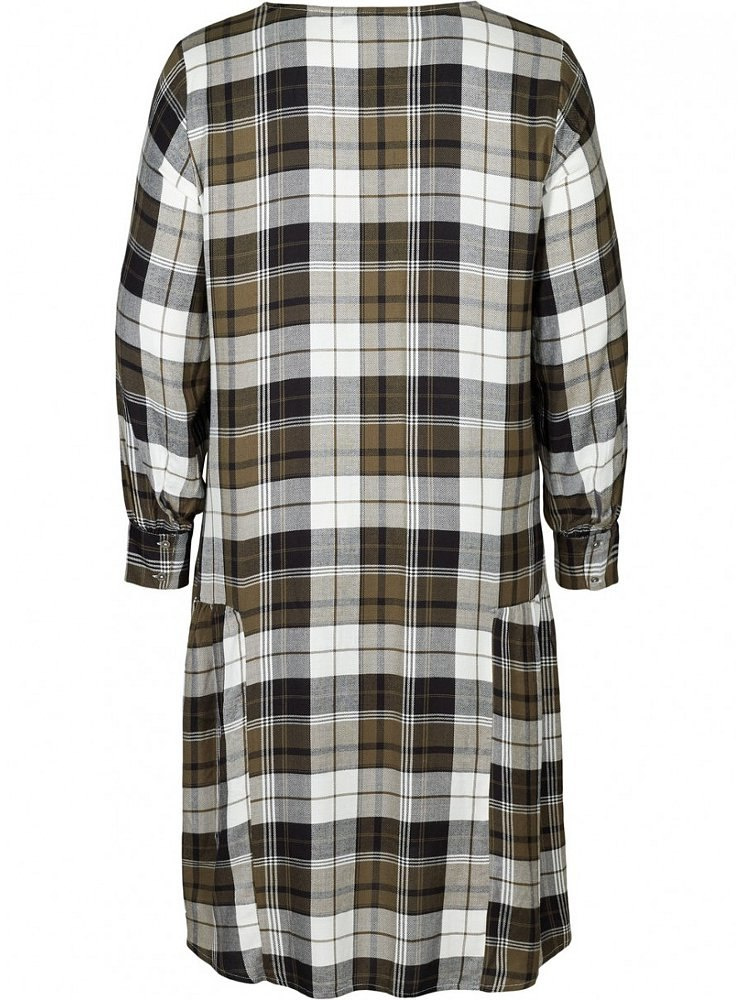 ZIZZI MODNA SUKIENKA KRATA FLANELA 346A ZIZZI MODNA SUKIENKA KRATA FLANELA 346A