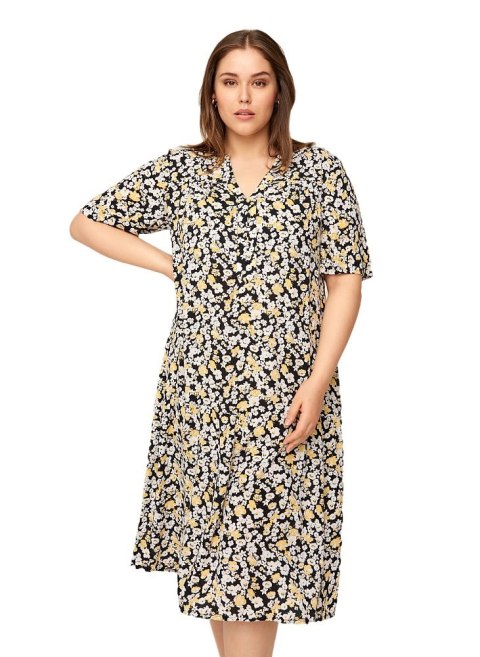 ZIZZI KOBIECA SUKIENKA KWIATY 605A ZIZZI KOBIECA SUKIENKA KWIATY 605A