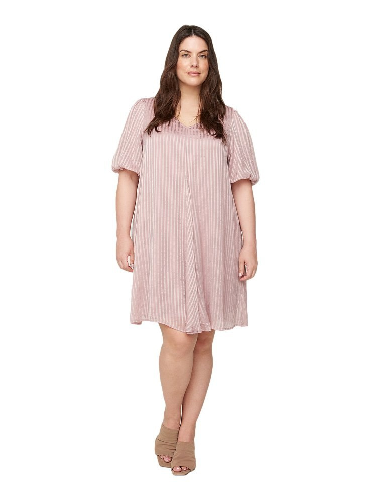 ZIZZI ELEGANCKA RÓŻOWA SUKIENKA PASKI 624A ZIZZI ELEGANCKA RÓŻOWA SUKIENKA PASKI 624A
