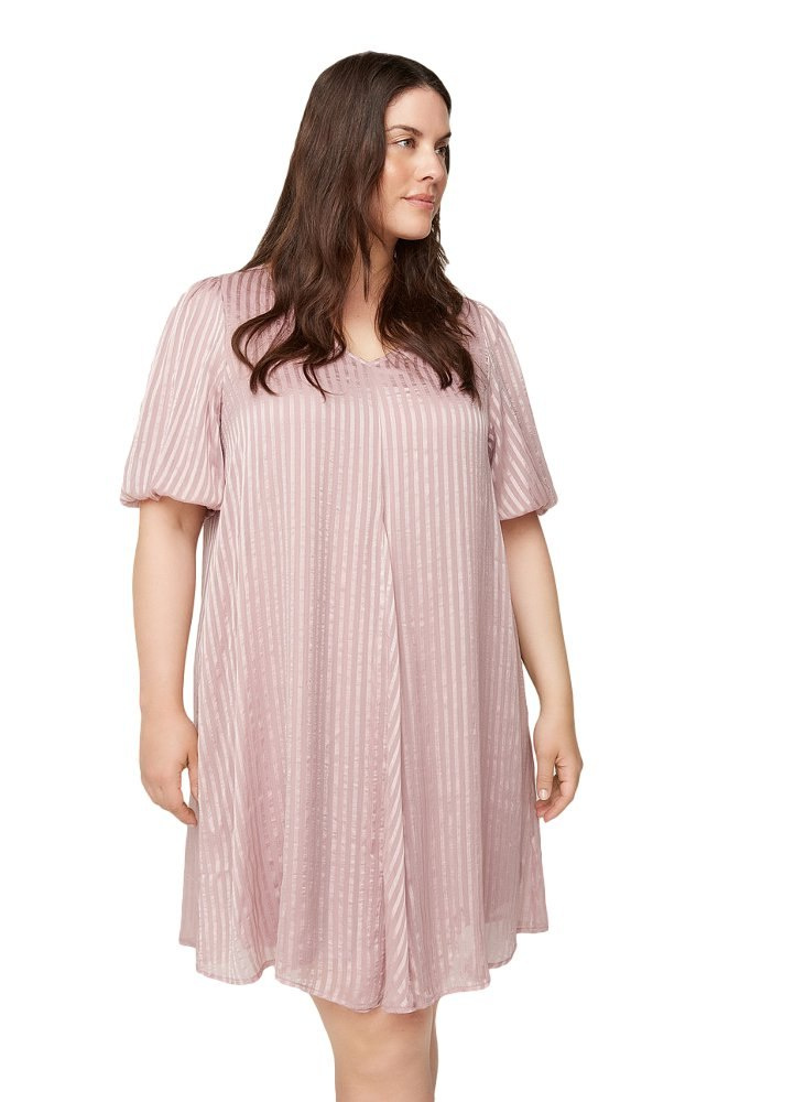 ZIZZI ELEGANCKA RÓŻOWA SUKIENKA PASKI 624A ZIZZI ELEGANCKA RÓŻOWA SUKIENKA PASKI 624A