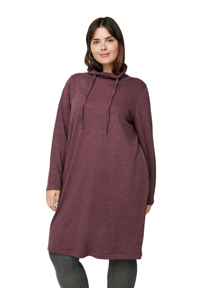 ZIZZI BORDOWA SUKIENKA BLUZA 044D ZIZZI BORDOWA SUKIENKA BLUZA 044D