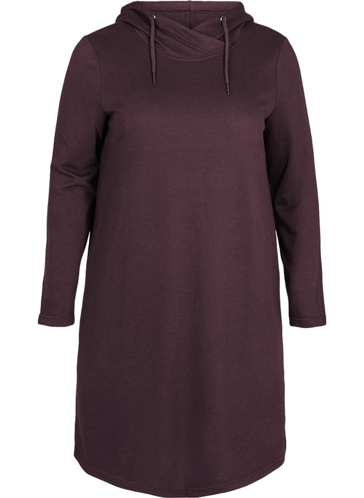 ZIZZI BORDOWA SUKIENKA BLUZA 044D ZIZZI BORDOWA SUKIENKA BLUZA 044D