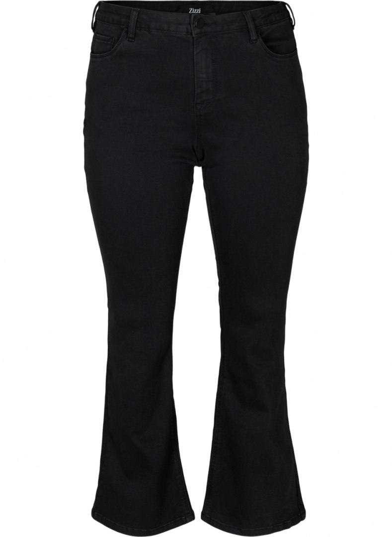 ZIZZI CZARNE SPODNIE TYPU 'BOOTCUT' 394A ZIZZI CZARNE SPODNIE TYPU 'BOOTCUT' 394A