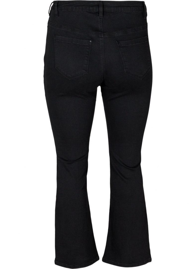 ZIZZI CZARNE SPODNIE TYPU 'BOOTCUT' 394A ZIZZI CZARNE SPODNIE TYPU 'BOOTCUT' 394A