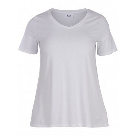 ZIZZI KLASYCZNY BIAŁY T-SHIRT 002A