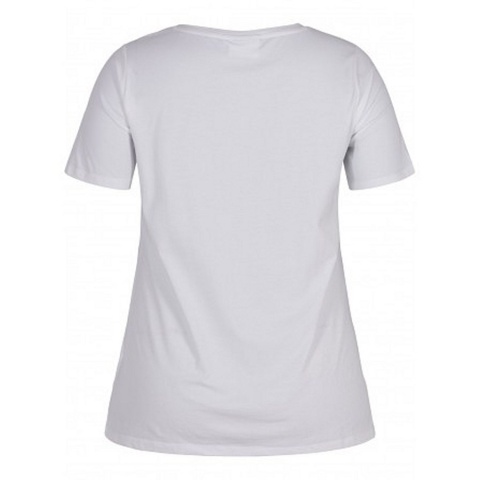 ZIZZI KLASYCZNY BIAŁY T-SHIRT 002A