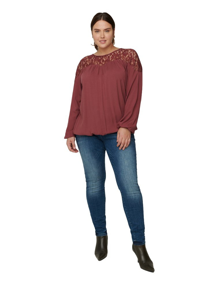 ZIZZI ELEGANCKA BLUZKA BOMBKA KORONKA 342A ZIZZI ELEGANCKA BLUZKA BOMBKA KORONKA 342A