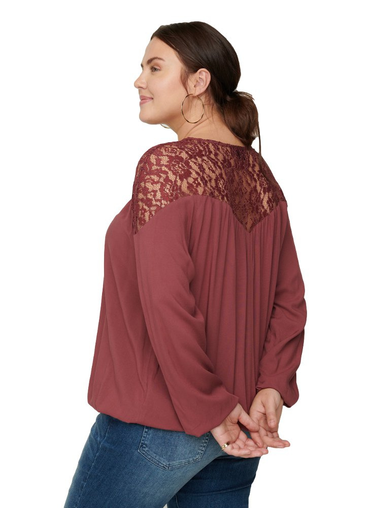 ZIZZI ELEGANCKA BLUZKA BOMBKA KORONKA 342A ZIZZI ELEGANCKA BLUZKA BOMBKA KORONKA 342A