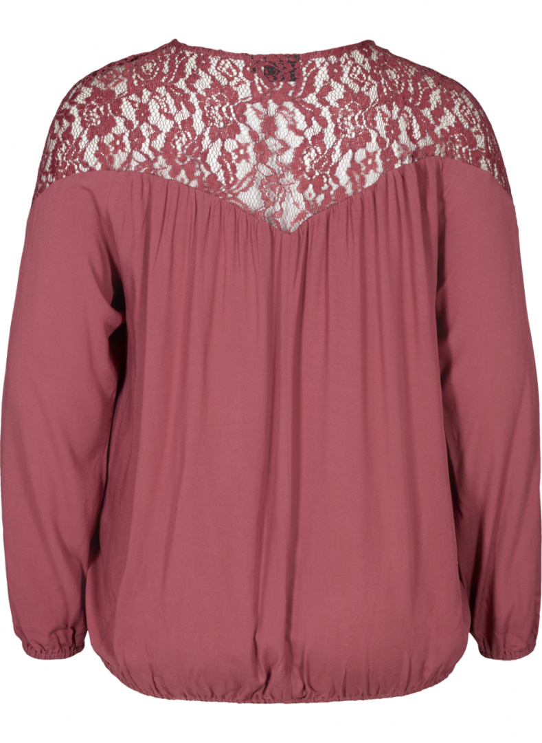 ZIZZI ELEGANCKA BLUZKA BOMBKA KORONKA 342A ZIZZI ELEGANCKA BLUZKA BOMBKA KORONKA 342A