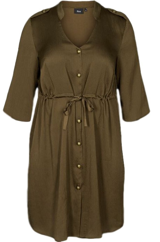 ZIZZI OLIWKOWA ELEGANCKA SUKIENKA 335B ZIZZI OLIWKOWA ELEGANCKA SUKIENKA 335B