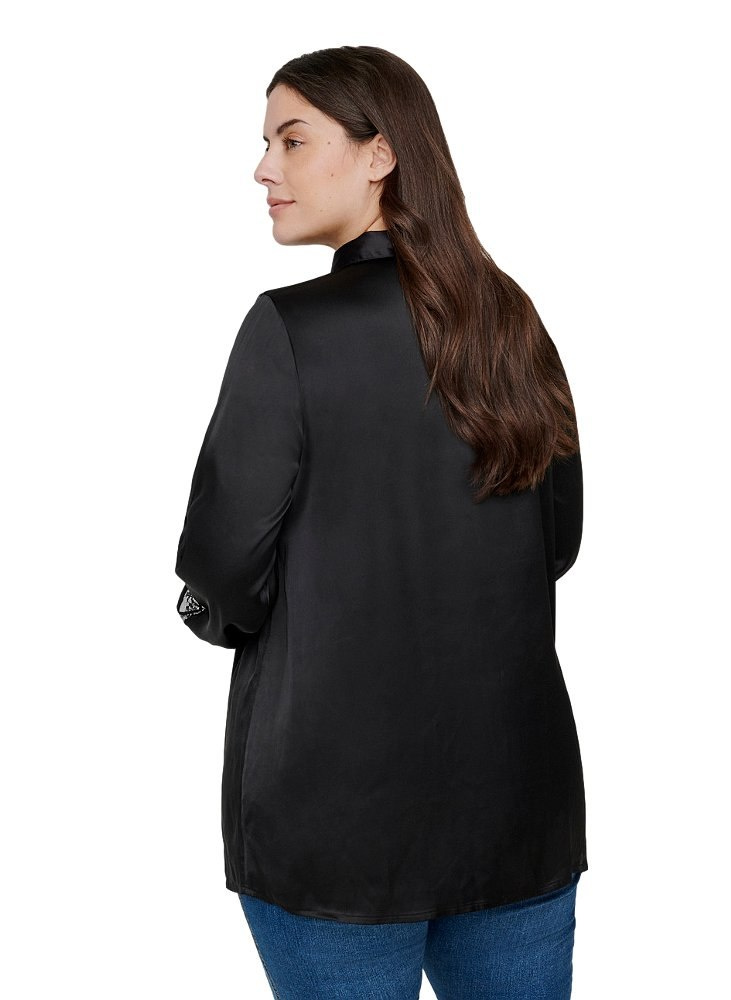 ZIZZI UROCZA SATYNOWA KOSZULA KORONKA 444AW ZIZZI UROCZA SATYNOWA KOSZULA KORONKA 444AW