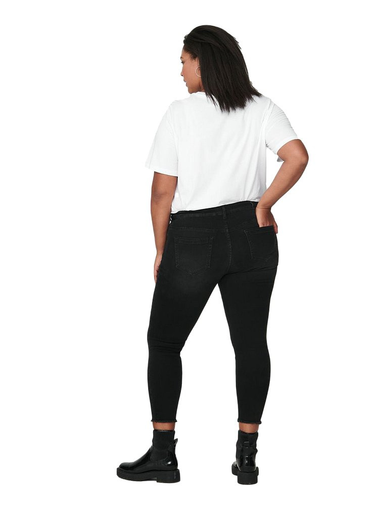 CARMAKOMA CZARNE JEANSY 7/8 RURKI 4949 CARMAKOMA CZARNE JEANSY 7/8 RURKI 4949