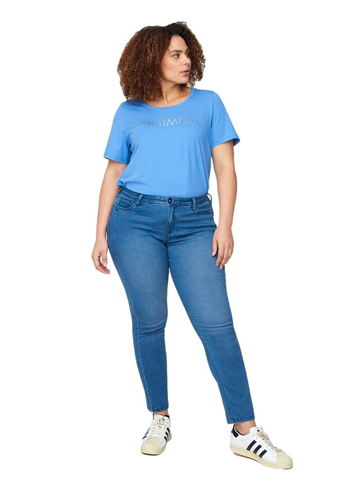 ZIZZI ELASTYCZNE JASNE SPODNIE JEANSY 005B ZIZZI ELASTYCZNE JASNE SPODNIE JEANSY 005B