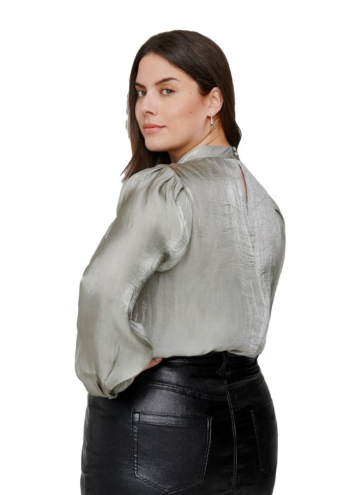 ZIZZI ELEGANCKA SZARA BLUZKA ŁEZKA 393C ZIZZI ELEGANCKA SZARA BLUZKA ŁEZKA 393C