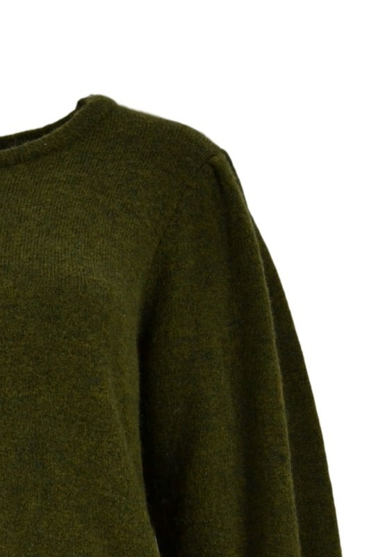 ZIZZI CIEMNO ZIELONY SWETER BUFKI 808A ZIZZI CIEMNO ZIELONY SWETER BUFKI 808A