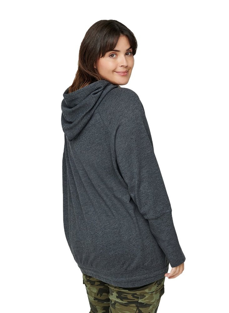 ZIZZI SZARA BLUZA Z KAPTUREM 043A ZIZZI SZARA BLUZA Z KAPTUREM 043A