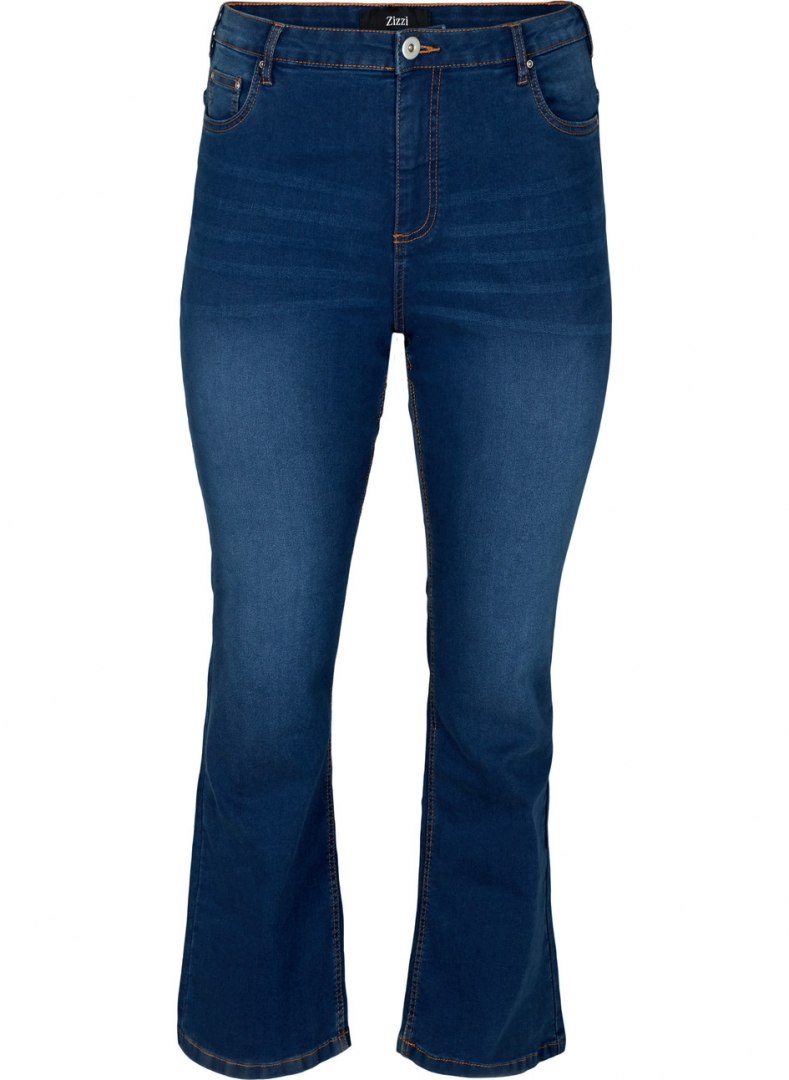 ZIZZI KLASYCZNE JEANSY BLUE SZEROKIE 597A ZIZZI KLASYCZNE JEANSY BLUE SZEROKIE 597A