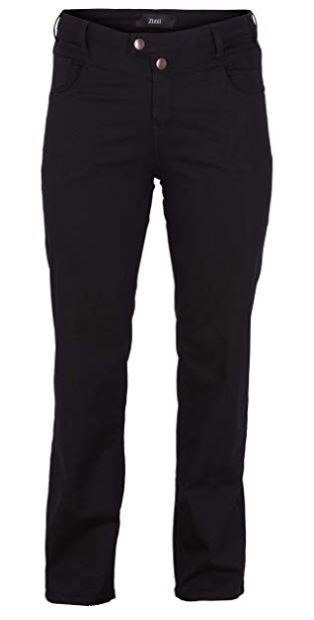 ZIZZI CZARNE JEANSY PROSTA NOGAWKA 400A N86 ZIZZI CZARNE JEANSY PROSTA NOGAWKA 400A N86