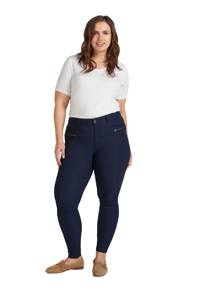 ZIZZI ELEGANCKIE SPODNIE SUWACZKI GRANAT 812A ZIZZI ELEGANCKIE SPODNIE SUWACZKI GRANAT 812A