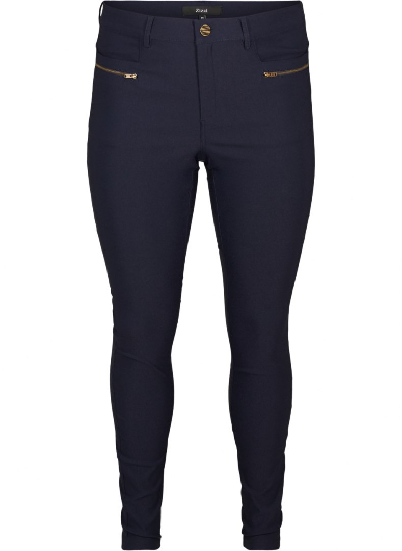ZIZZI ELEGANCKIE SPODNIE SUWACZKI GRANAT 812A ZIZZI ELEGANCKIE SPODNIE SUWACZKI GRANAT 812A