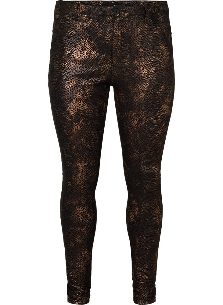 ZIZZI RURKI STRETCH WĘŻOWA SKÓRA 723C ZIZZI RURKI STRETCH WĘŻOWA SKÓRA 723C