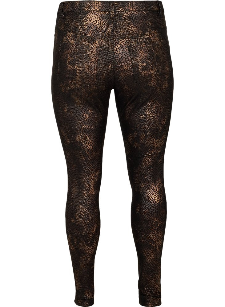 ZIZZI RURKI STRETCH WĘŻOWA SKÓRA 723C ZIZZI RURKI STRETCH WĘŻOWA SKÓRA 723C