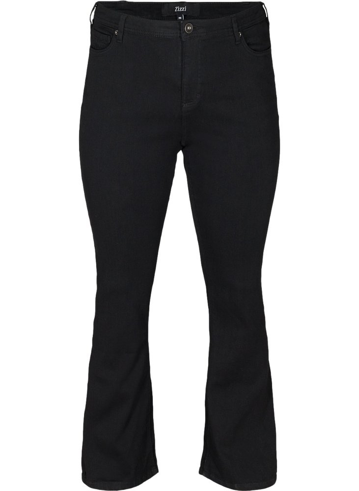 ZIZZI SZEROKIE CZRNE SPODNIE JEANSY 005C ZIZZI SZEROKIE CZRNE SPODNIE JEANSY 005C