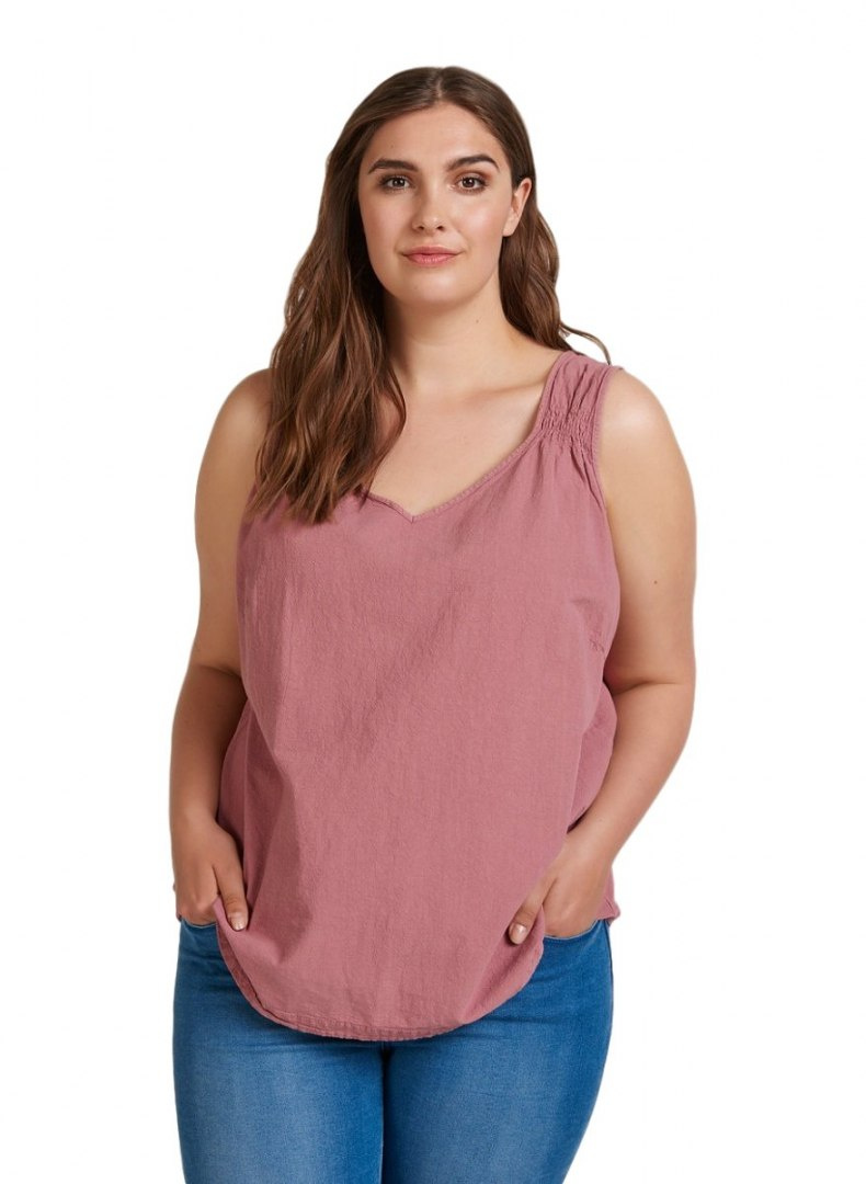 ZIZZI MODNY RÓŻOWY BAWEŁNIANY TOP 830C ZIZZI MODNY RÓŻOWY BAWEŁNIANY TOP 830C