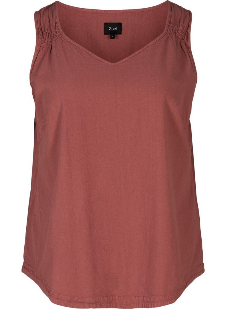 ZIZZI MODNY RÓŻOWY BAWEŁNIANY TOP 830C ZIZZI MODNY RÓŻOWY BAWEŁNIANY TOP 830C