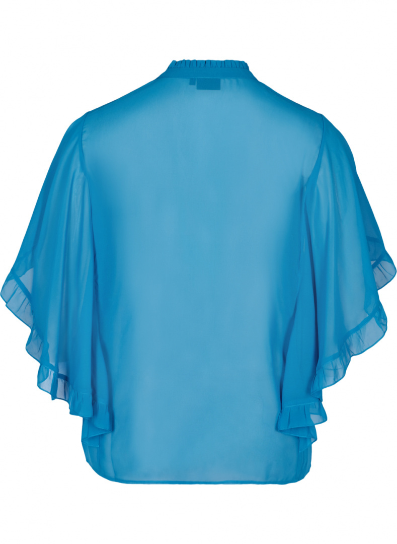 ZIZZI TRANSPARENTA BLUZKA FALBANY 123A ZIZZI TRANSPARENTA BLUZKA FALBANY 123A