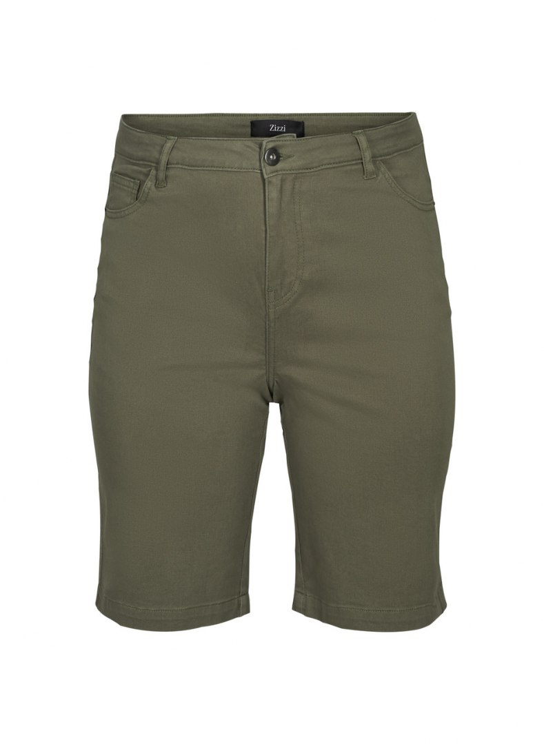 ZIZZI WYGODNE SHORTY KHAKI 003E ZIZZI WYGODNE SHORTY KHAKI 003E