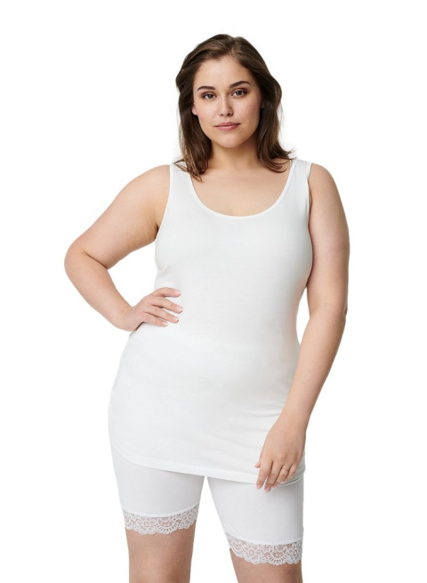 ZIZZI BIAŁE LEGGINSY SPODENKI KORONKA 011E ZIZZI BIAŁE LEGGINSY SPODENKI KORONKA 011E