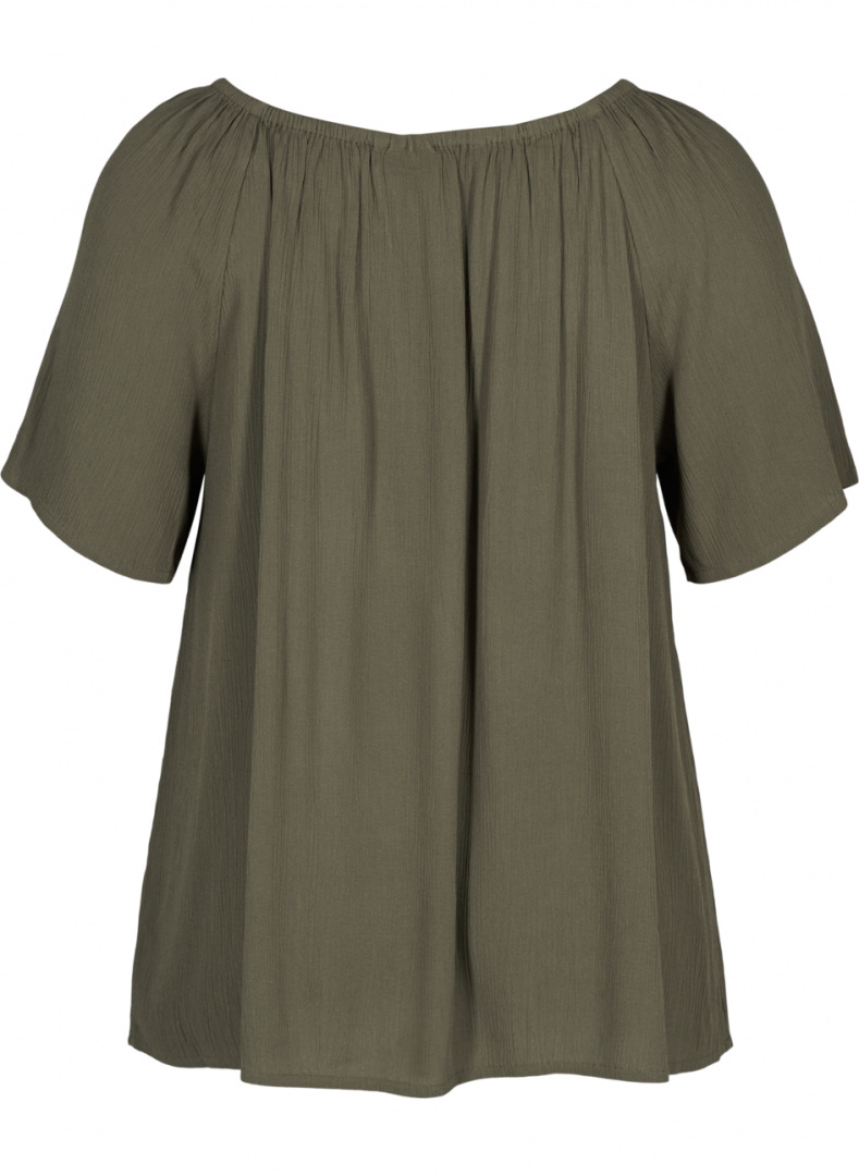 ZIZZI KLASYCZNA KHAKI BLUZKA HISZPANKA 558A ZIZZI KLASYCZNA KHAKI BLUZKA HISZPANKA 558A