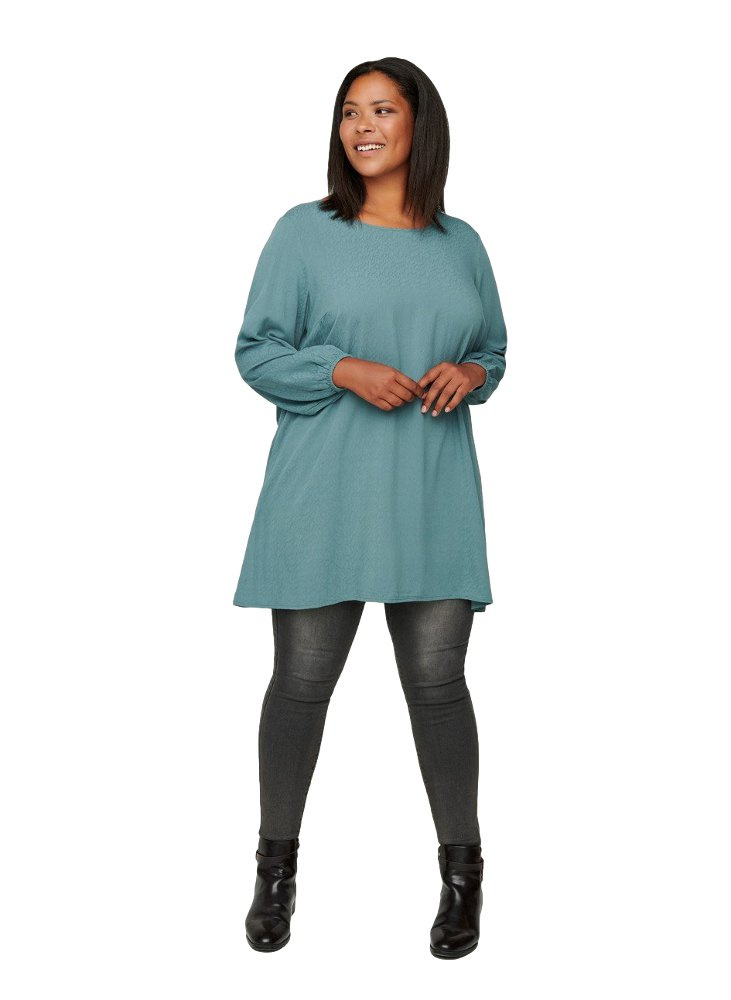 ZIZZI NIEBIESKA ELEGANCKA TUNIKA 589A ZIZZI NIEBIESKA ELEGANCKA TUNIKA 589A
