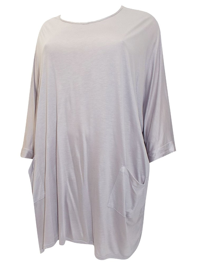EVANS MEGA LUŹNA TUNIKA OVERSIZE BEŻOWA EV03 EVANS MEGA LUŹNA TUNIKA OVERSIZE BEŻOWA EV03