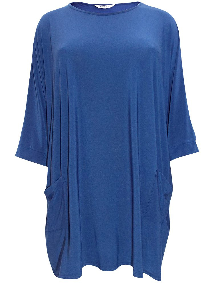 EVANS MEGA LUZNA TUNIKA OVERSIZE SZAFIR EV01 EVANS MEGA LUZNA TUNIKA OVERSIZE SZAFIR EV01