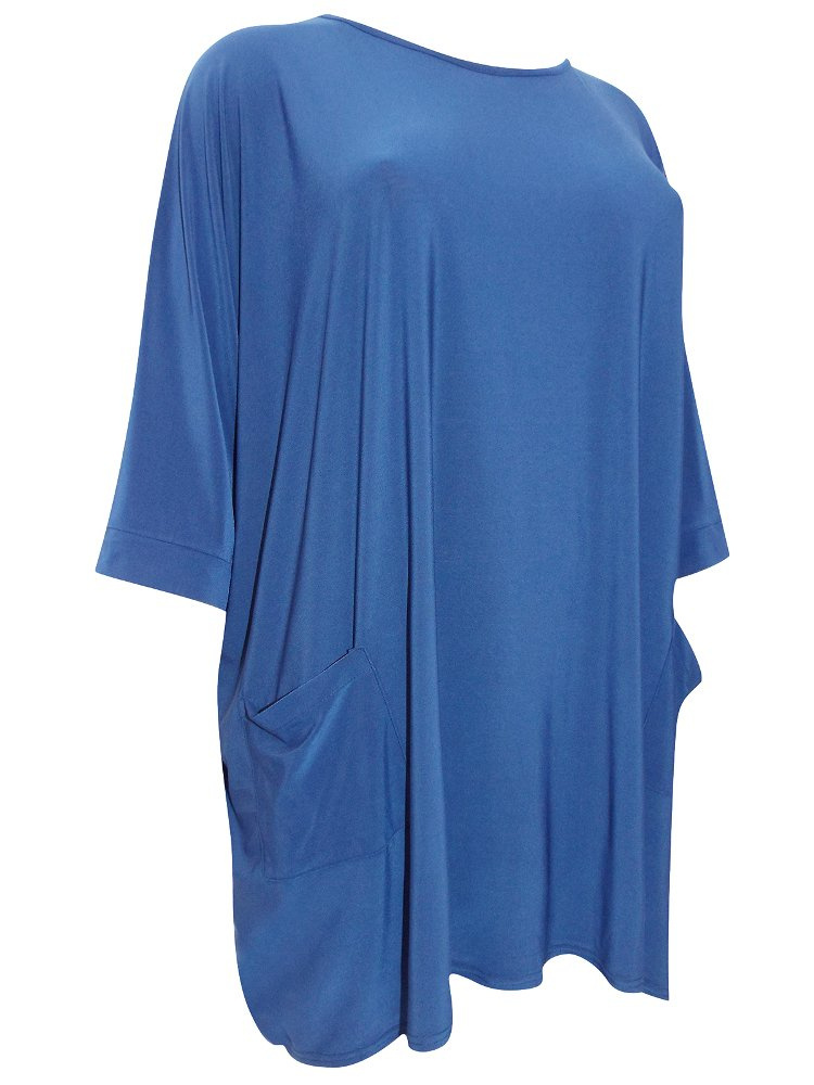 EVANS MEGA LUZNA TUNIKA OVERSIZE SZAFIR EV01 EVANS MEGA LUZNA TUNIKA OVERSIZE SZAFIR EV01
