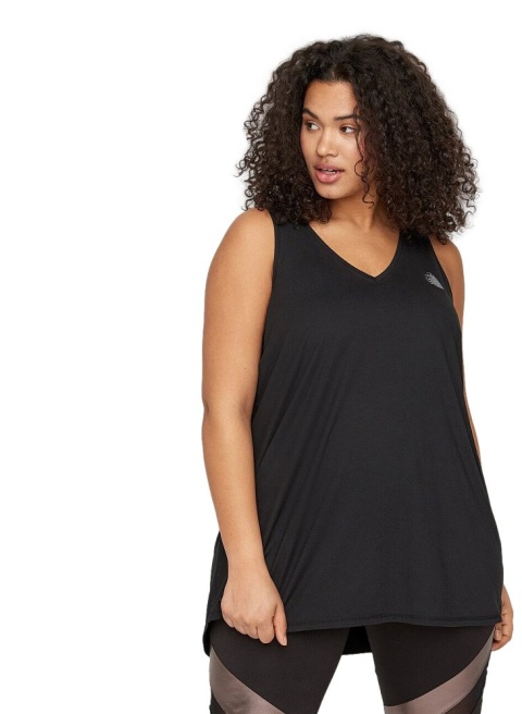 ZIZZI SPORTOWY TOP CZARNY 053B