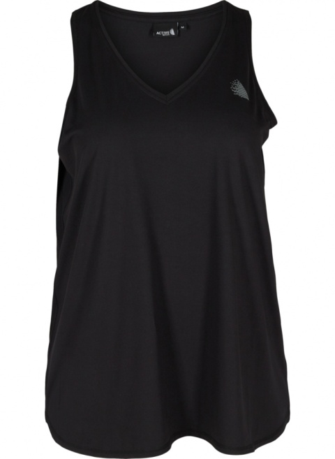 ZIZZI SPORTOWY TOP CZARNY 053B