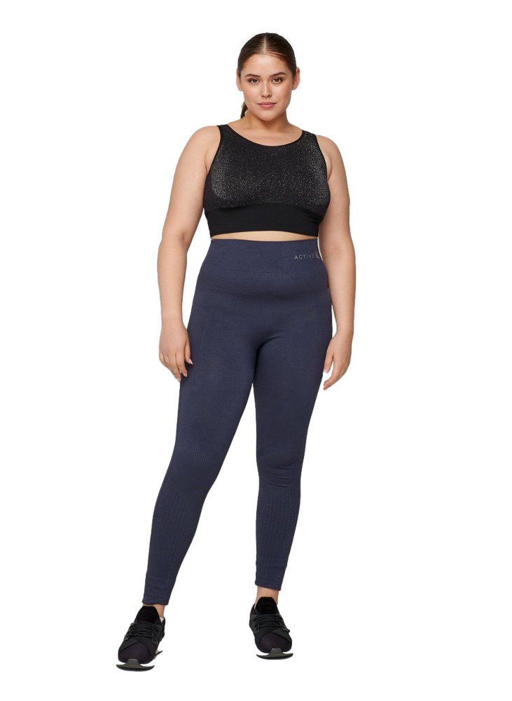 ZIZZI ŚWIETNE SPORTOWE SZARE LEGGINSY 577A ZIZZI ŚWIETNE SPORTOWE SZARE LEGGINSY 577A