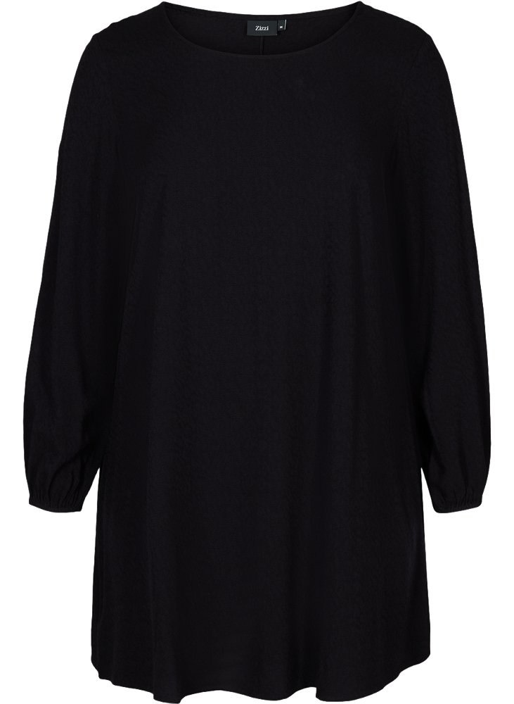ZIZZI CZARNA ELEGANCKA TUNIKA 589A ZIZZI CZARNA ELEGANCKA TUNIKA 589A