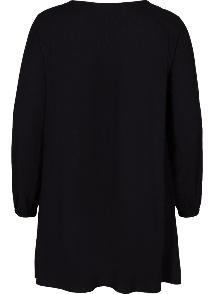 ZIZZI CZARNA ELEGANCKA TUNIKA 589A ZIZZI CZARNA ELEGANCKA TUNIKA 589A