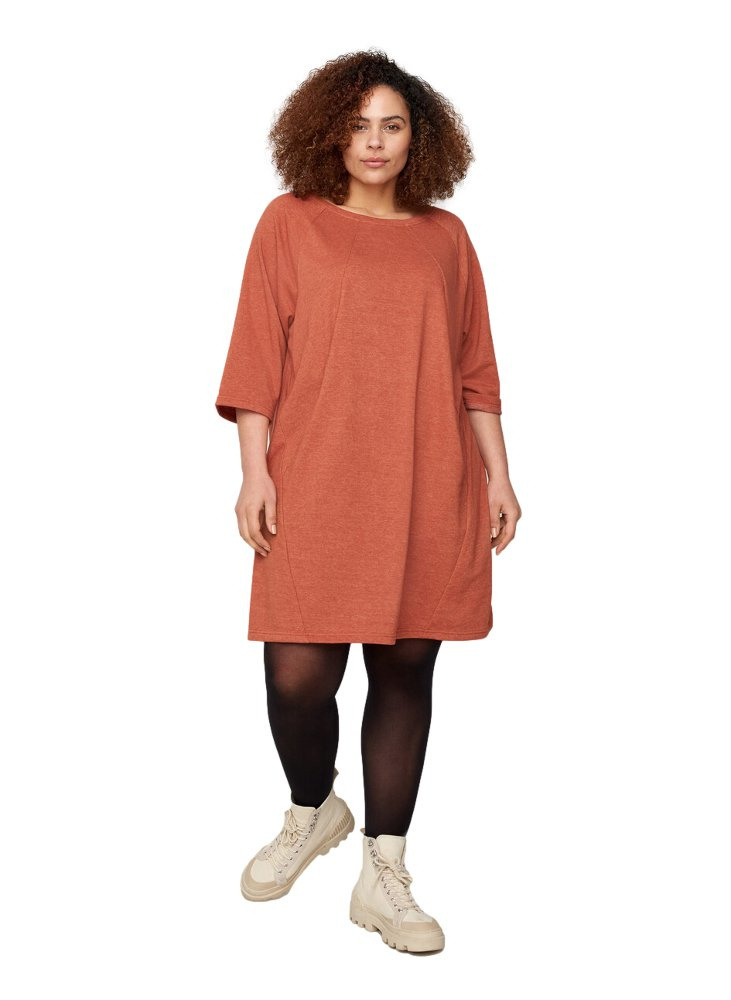 ZIZZI POMARAŃCZOWA DRESOWA SUKIENKA 352A ZIZZI POMARAŃCZOWA DRESOWA SUKIENKA 352A