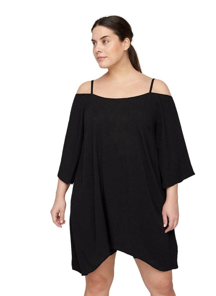 ZIZZI CZARNA TUNIKA 2W1 HISZPANKA 036P ZIZZI CZARNA TUNIKA 2W1 HISZPANKA 036P