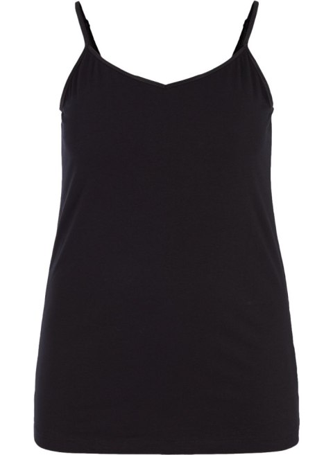 ZIZZI CZARNY TOP RAMIĄCZKA 010G ZIZZI CZARNY TOP RAMIĄCZKA 010G