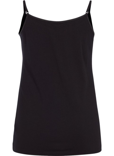 ZIZZI CZARNY TOP RAMIĄCZKA 010G ZIZZI CZARNY TOP RAMIĄCZKA 010G