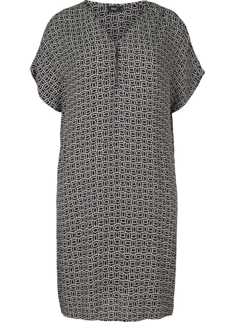 ZIZZI ELEGANCKA WZORZYSTA SUKIENKA 586C ZIZZI ELEGANCKA WZORZYSTA SUKIENKA 586C
